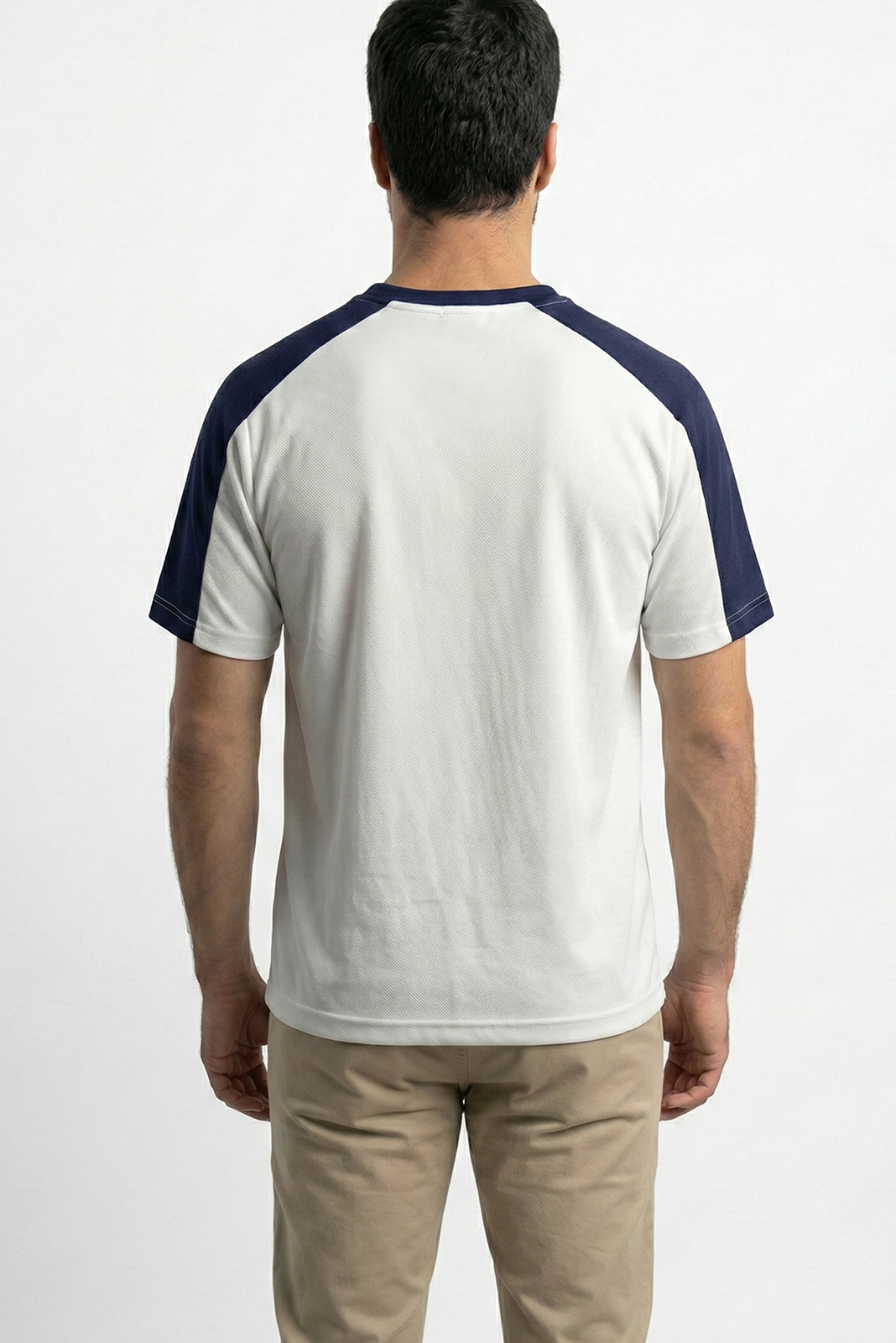 RHSOO3 || Off-White || Round Neck Half Sleeve