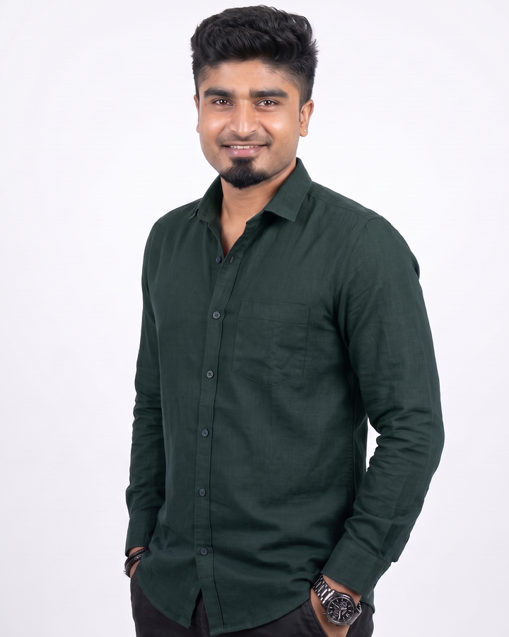 Dark Green Full Sleeve Shirt