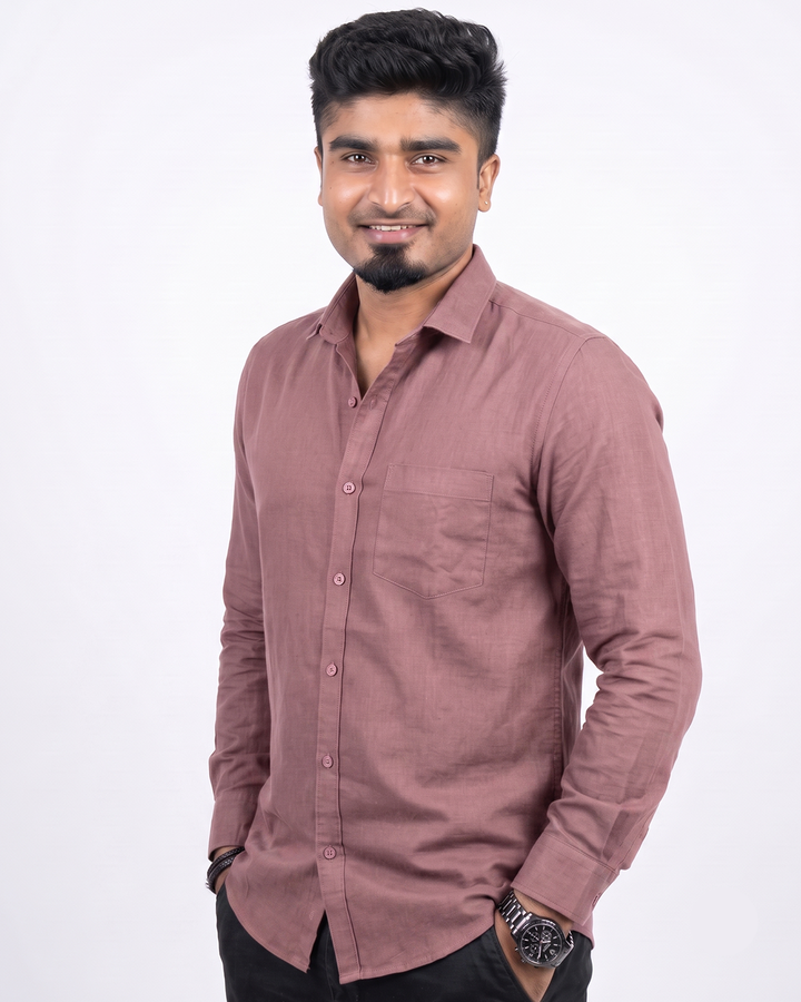 Dusky Rose Full Sleeve Shirt
