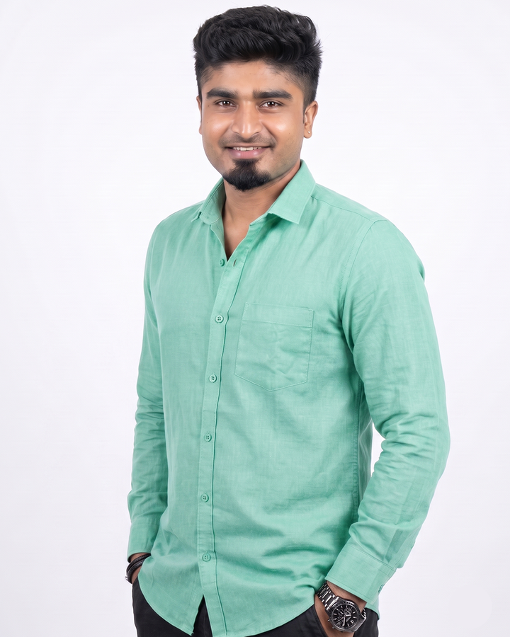 Mint Green Full Sleeve Shirt