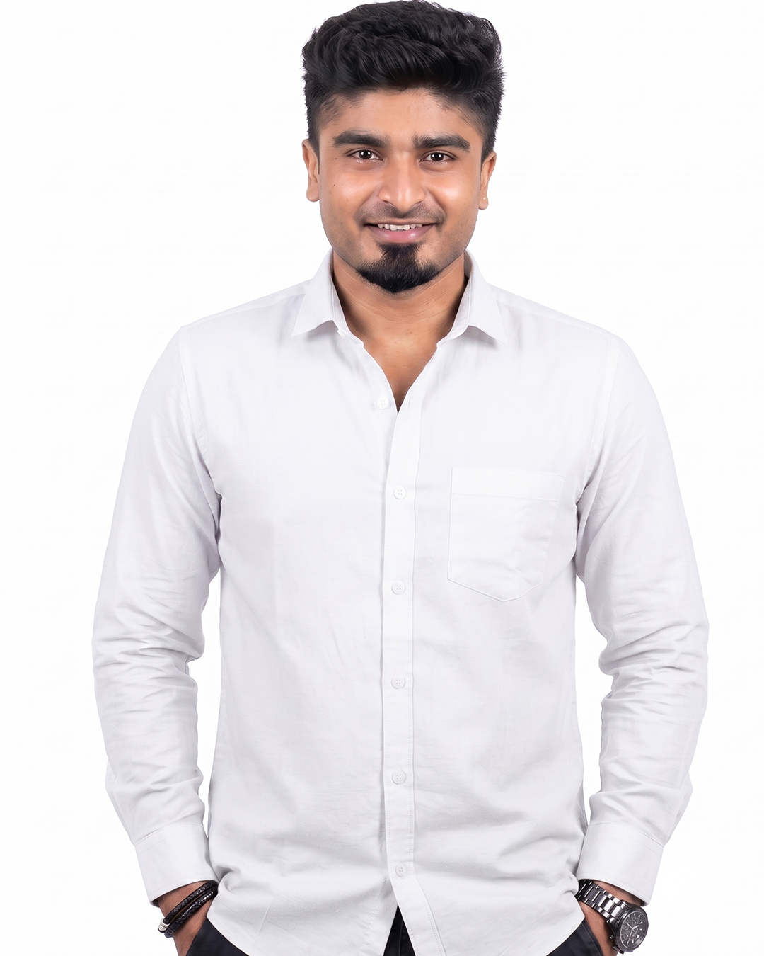 White Full Sleeve Shirt