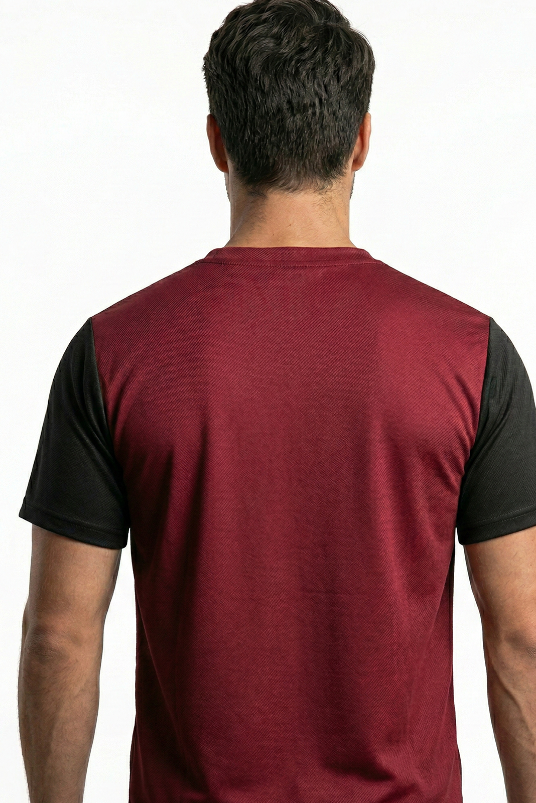 RHSOO3 || Maroon || Round Neck Half Sleeve