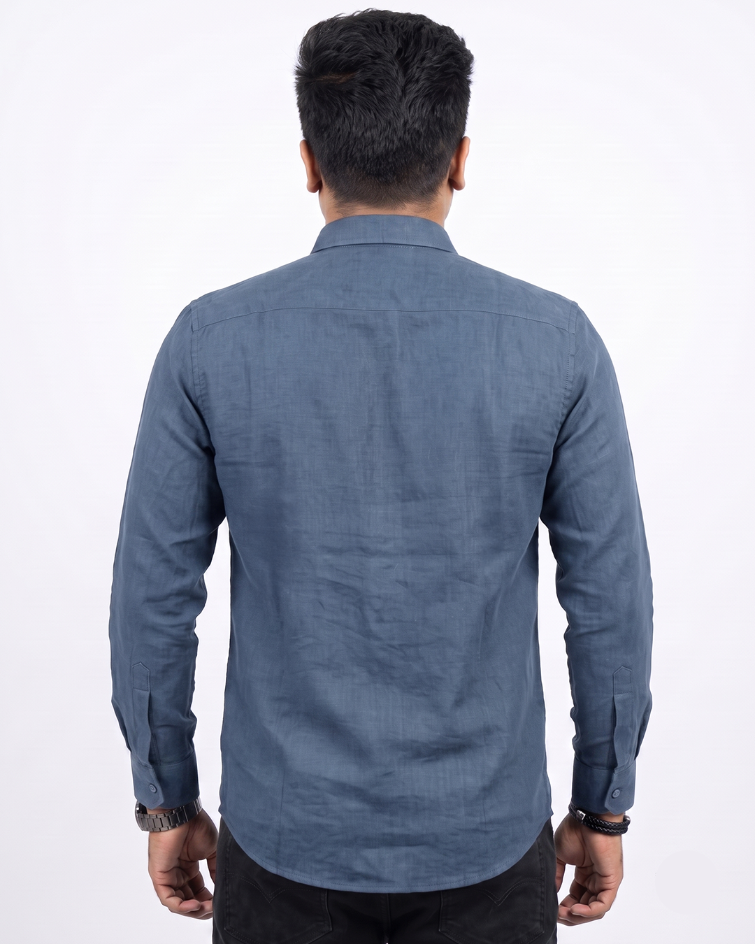 Steel Blue Full Sleeve Shirt