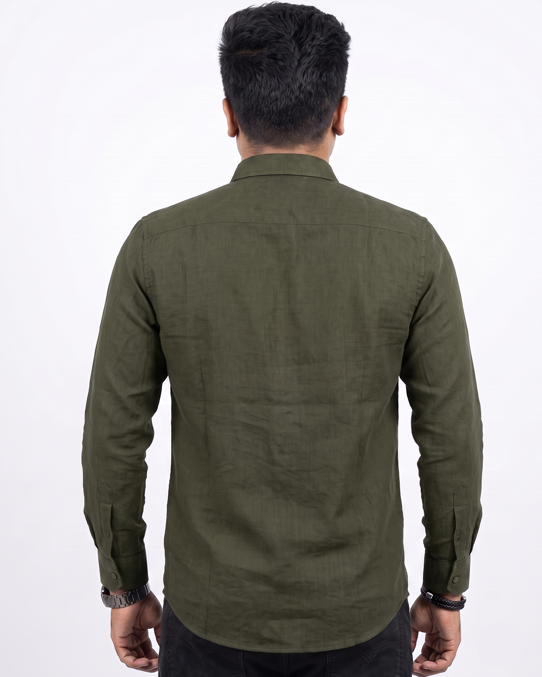 Deep Olive Full Sleeve Shirt