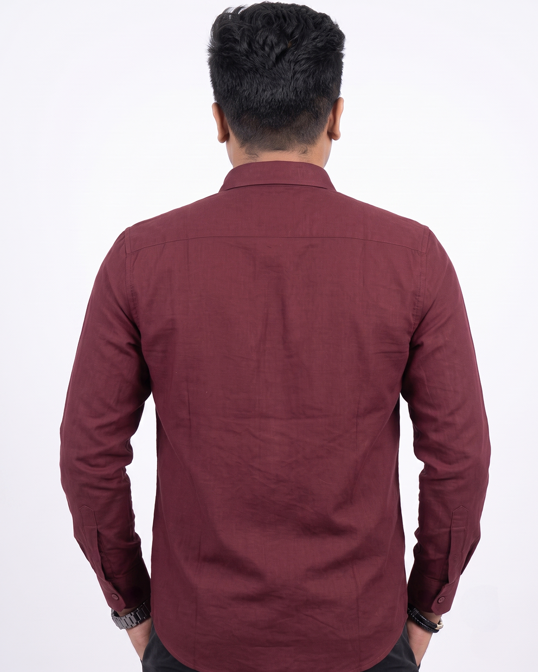 Wine Red Full Sleeve Shirt