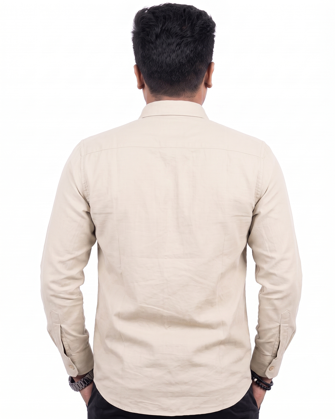Cream Full Sleeve Shirt