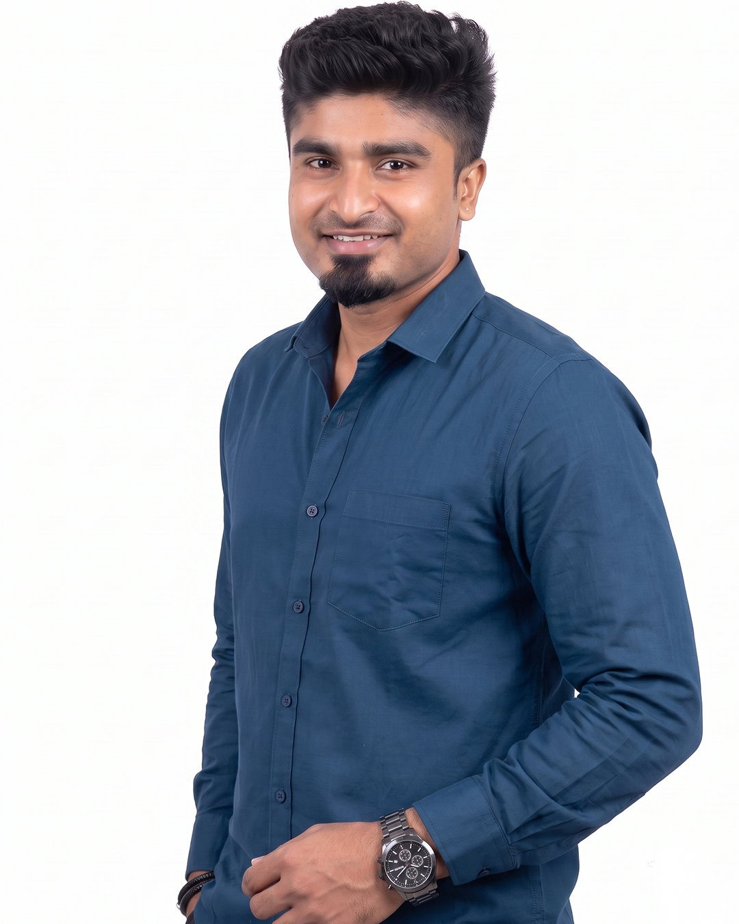 Deep Blue Full Sleeve Shirt