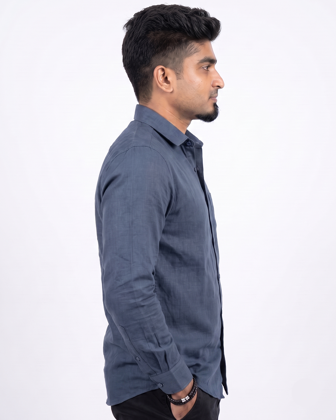 Steel Blue Full Sleeve Shirt