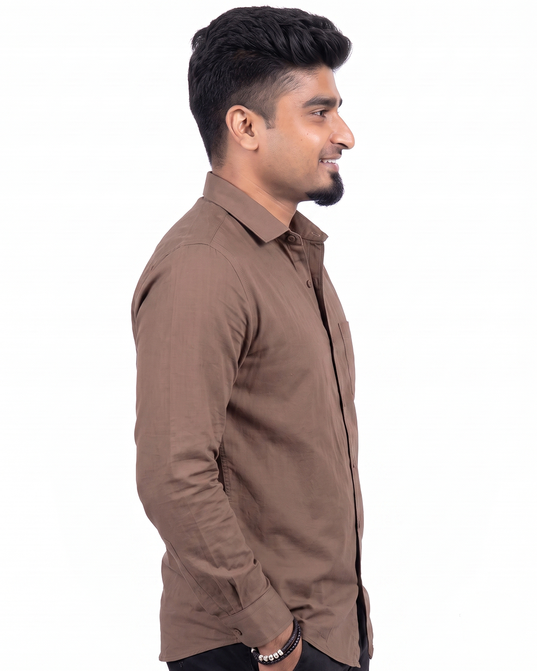 Mocha Brown Full Sleeve Shirt