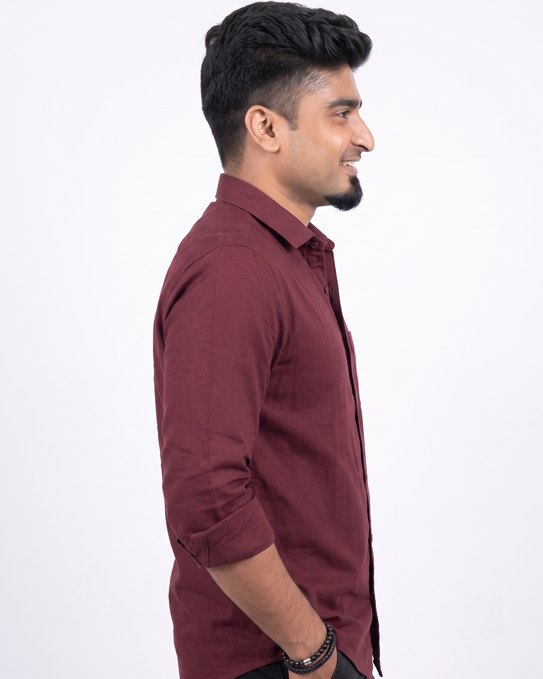 Wine Red Full Sleeve Shirt
