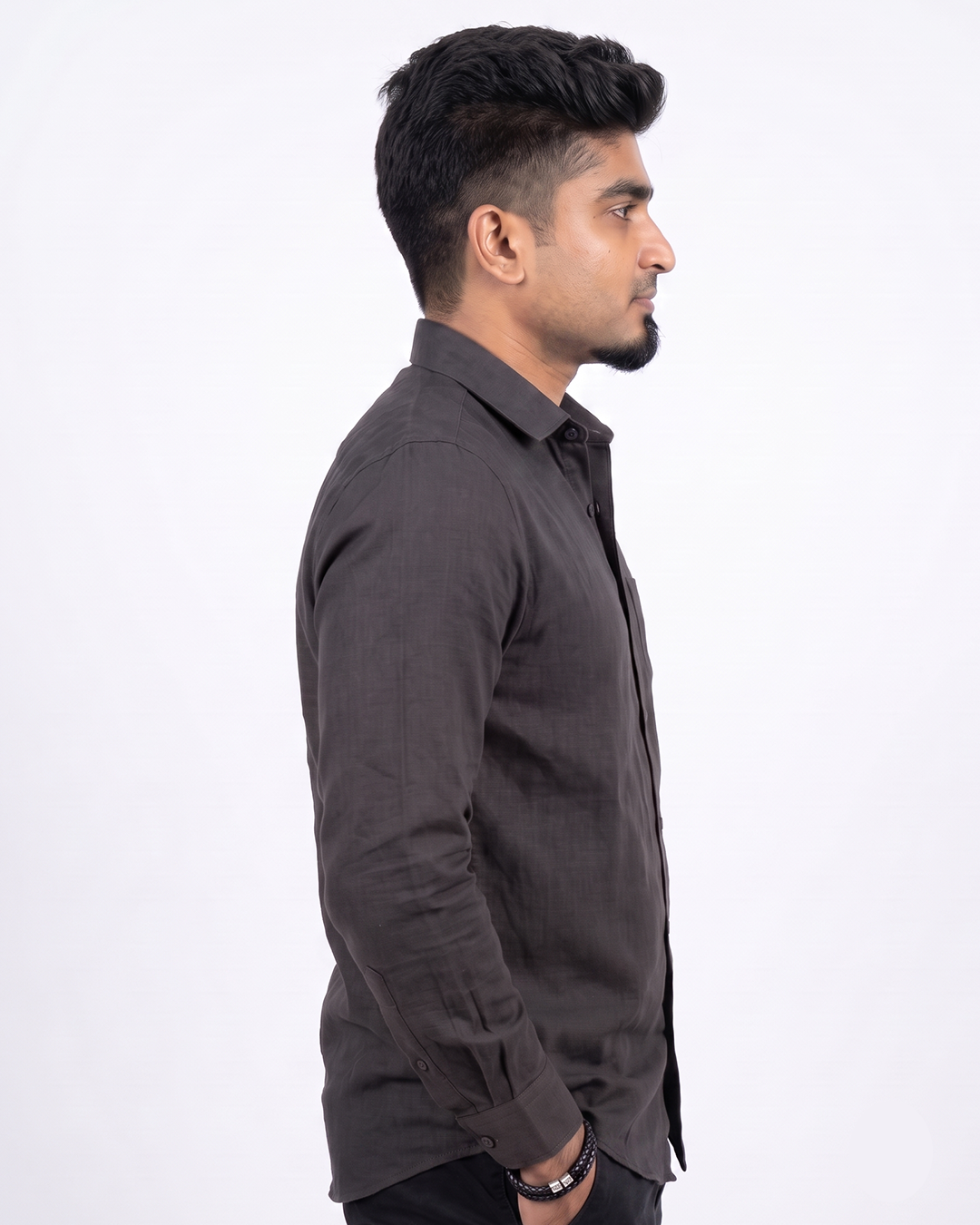 Dark Taupe Full Sleeve Shirt