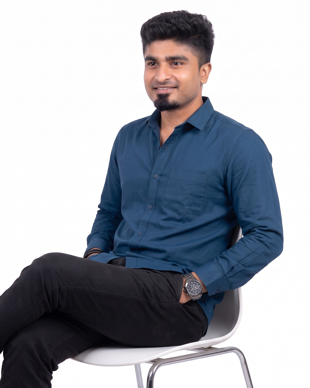 Deep Blue Full Sleeve Shirt