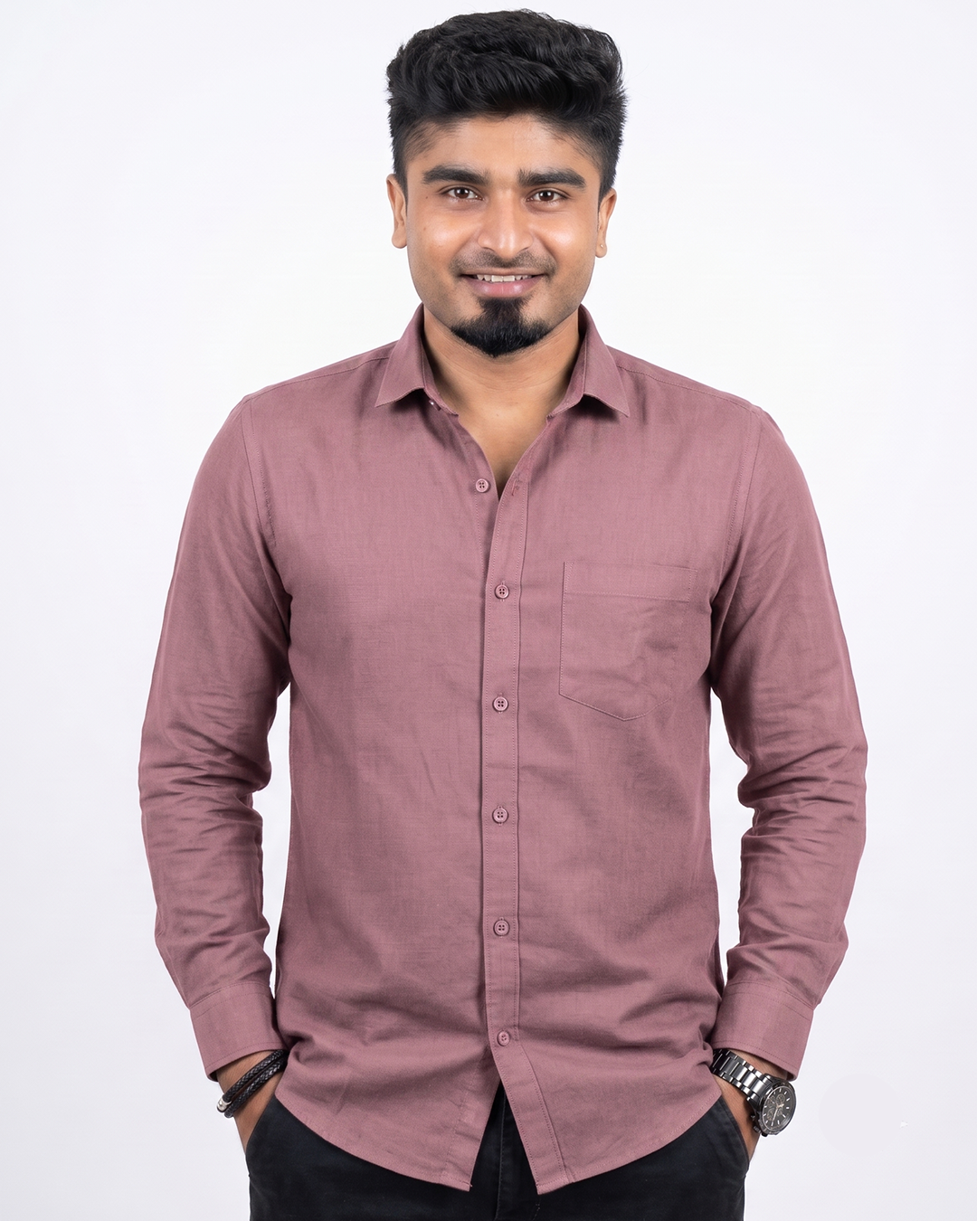 Dusky Rose Full Sleeve Shirt