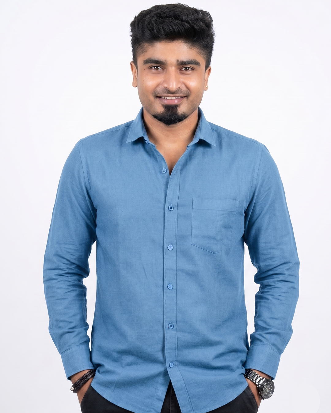 Sky Blue Full Sleeve Shirt