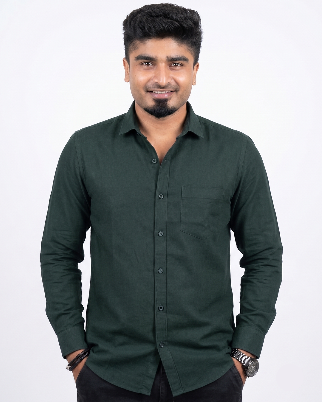 Dark Green Full Sleeve Shirt