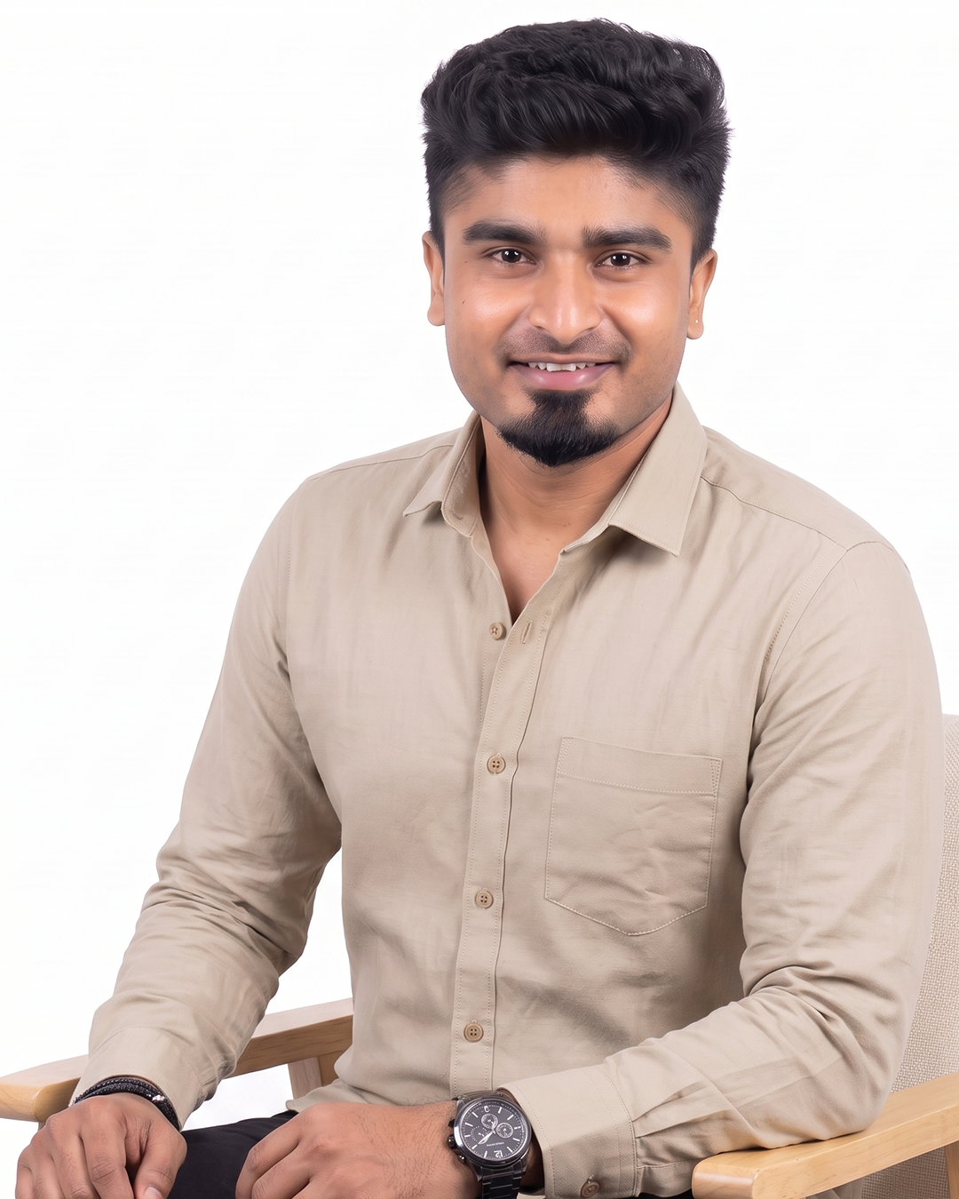 Warm Beige Full Sleeve Shirt
