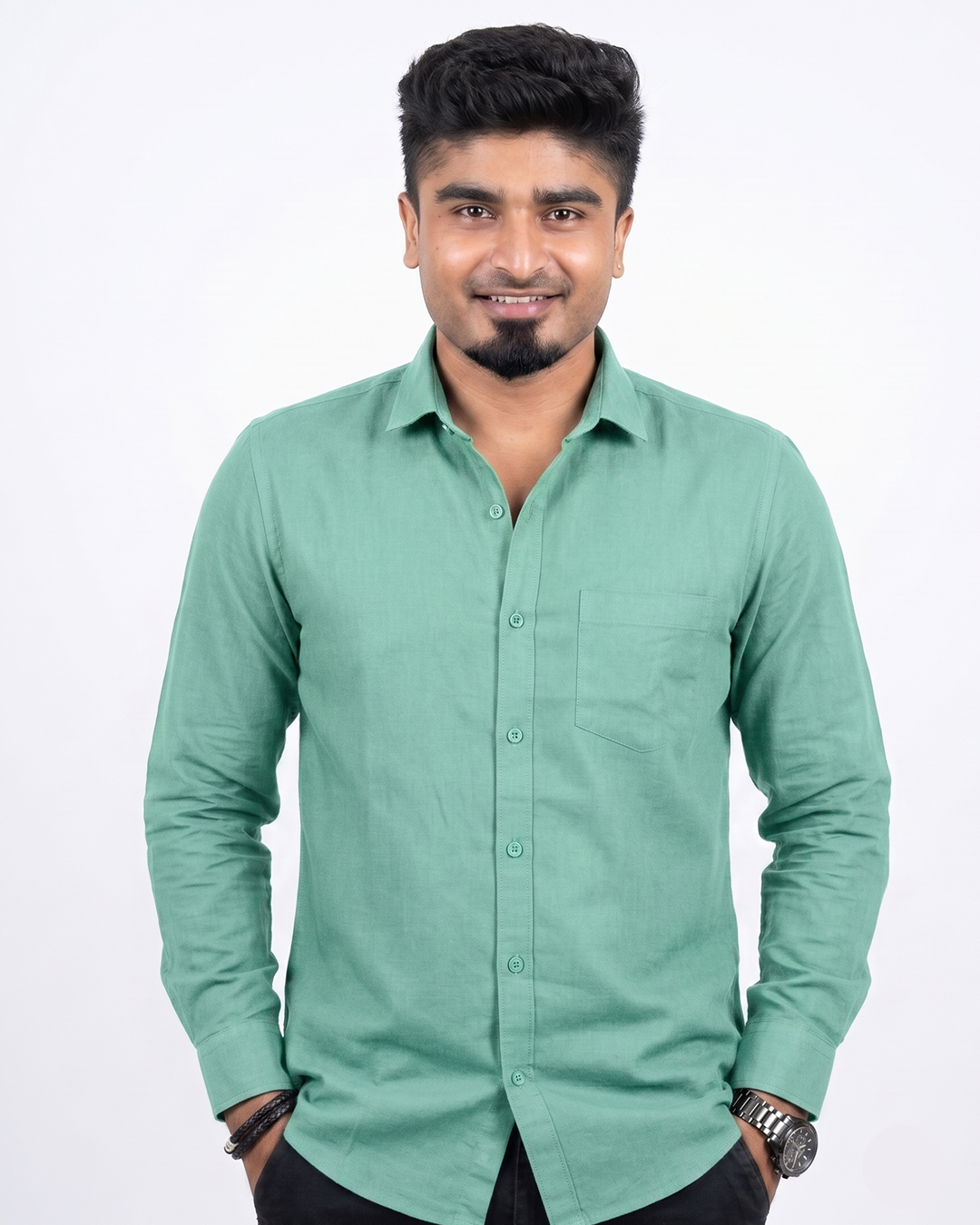Mint Green Full Sleeve Shirt