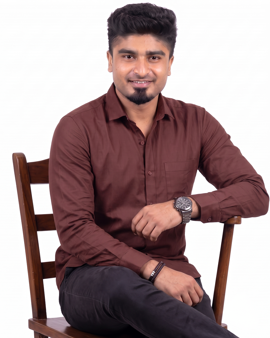Maroon Full Sleeve Shirt