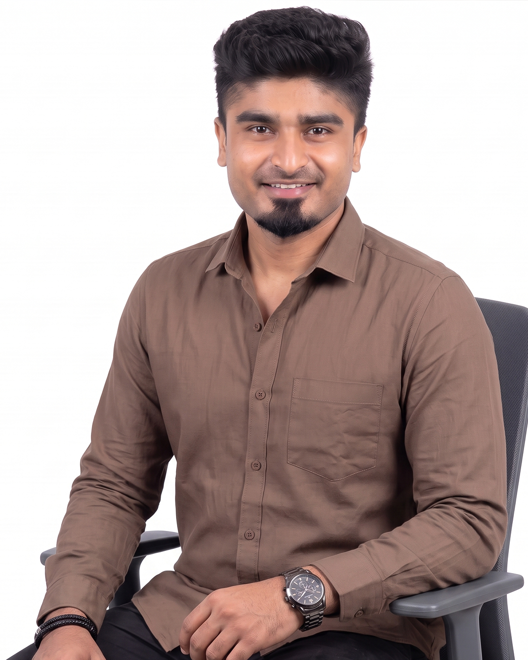 Mocha Brown Full Sleeve Shirt