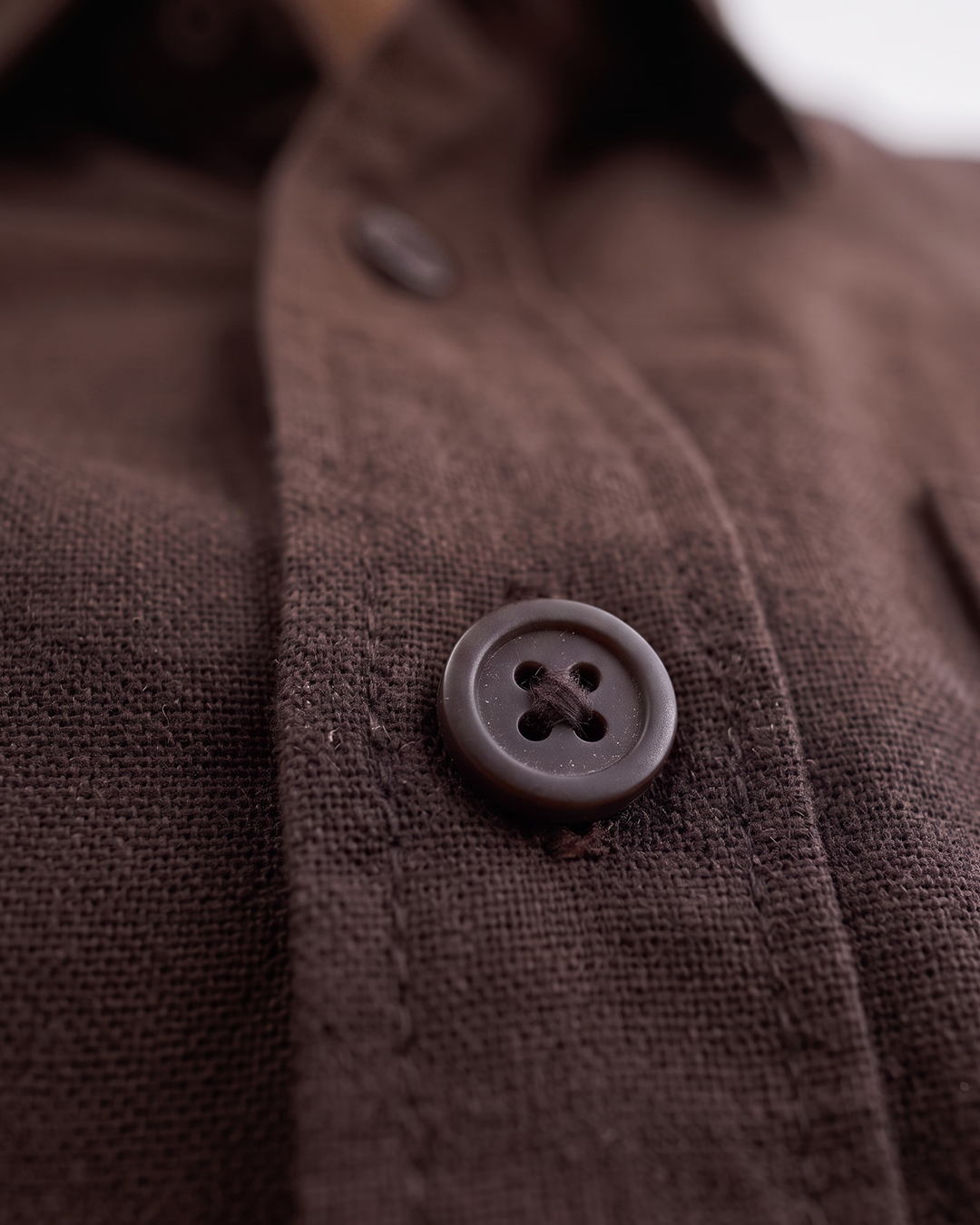 Dark Brown Full-Sleeve Shirt