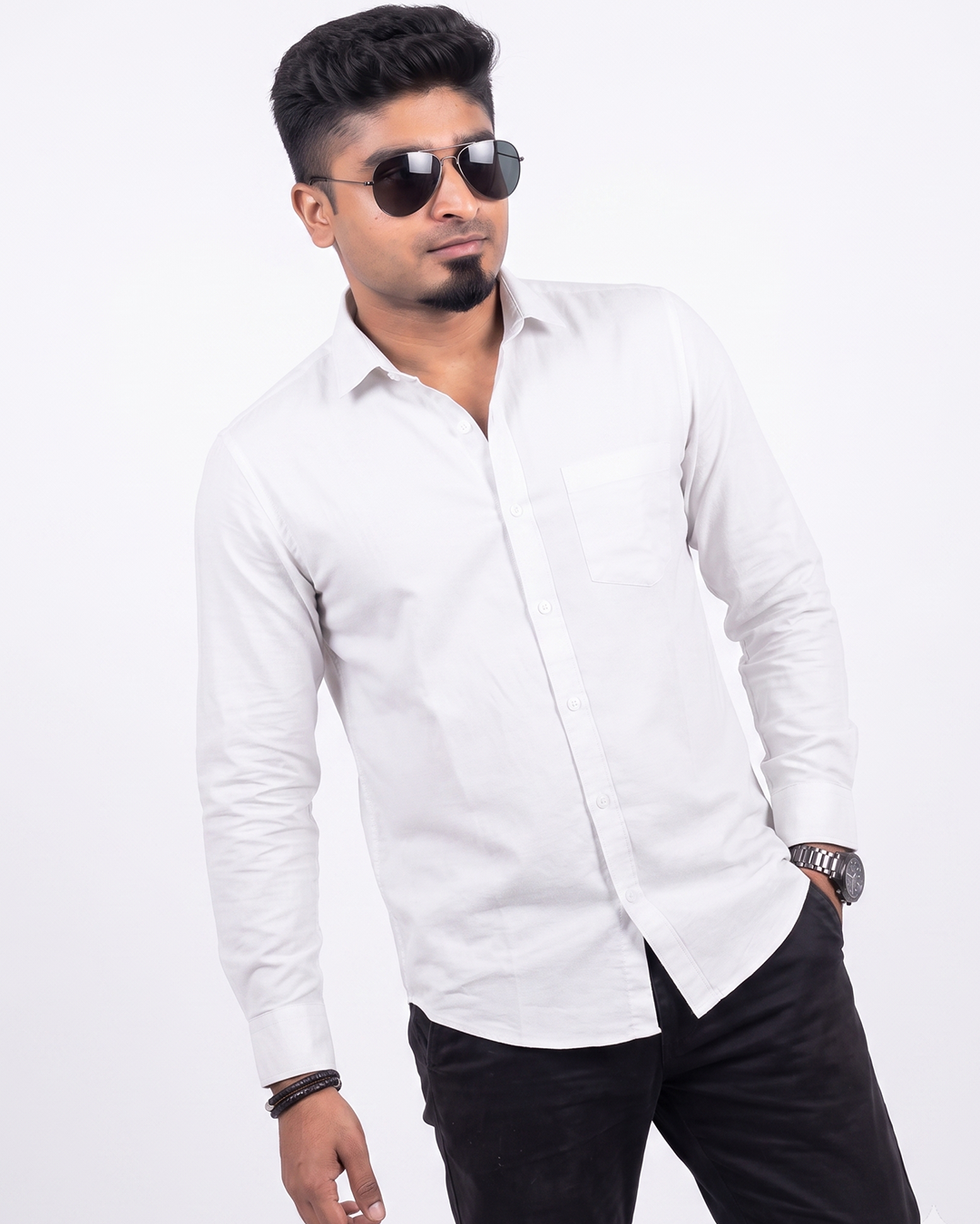 White Full Sleeve Shirt