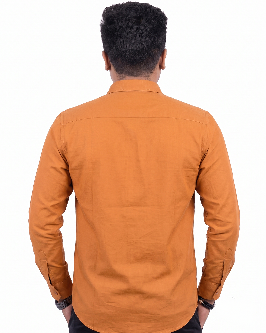Amber Orange Full Sleeve Shirt