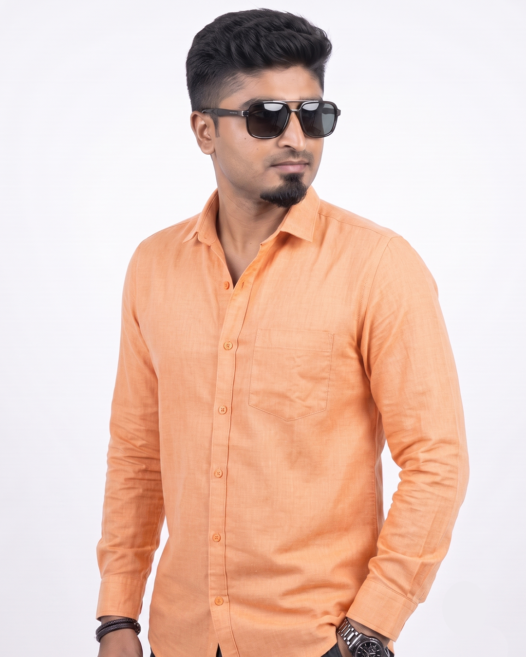 Peach Full Sleeve Shirts