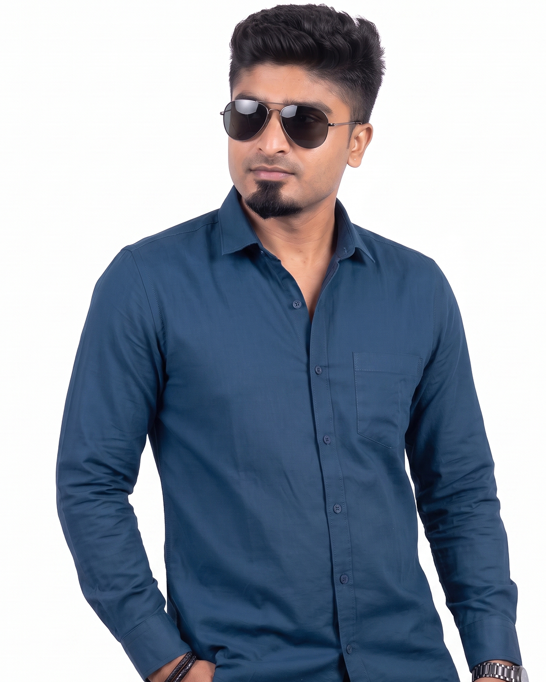 Deep Blue Full Sleeve Shirt