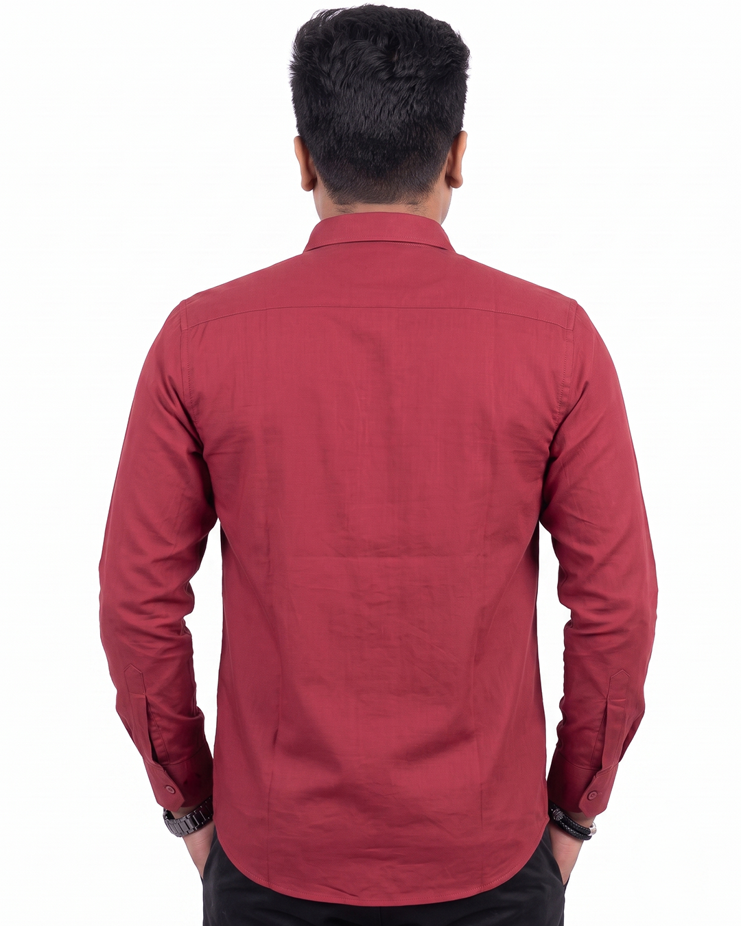 Light Maroon Full Sleeve Shirt