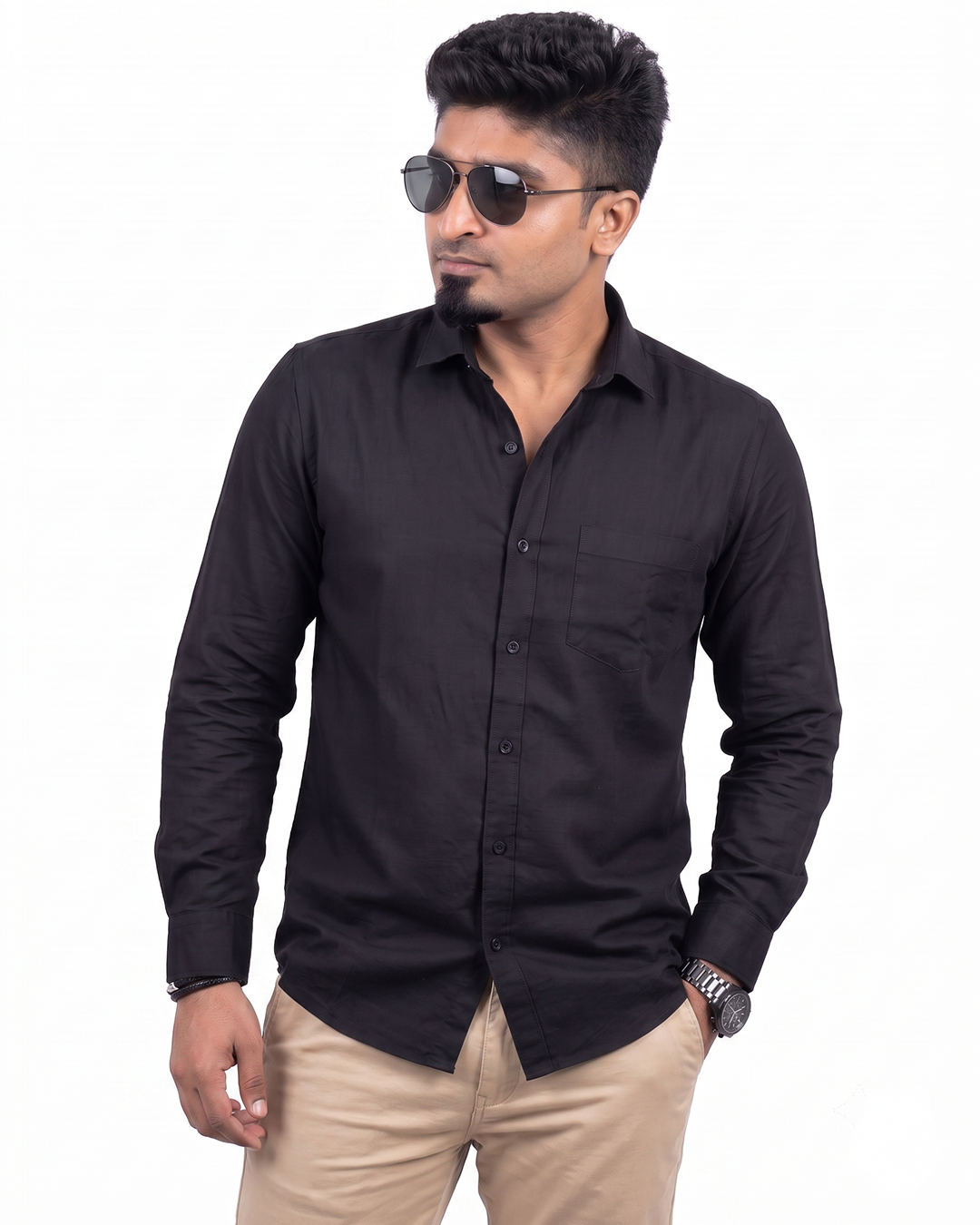 Black Full Sleeve Shirt