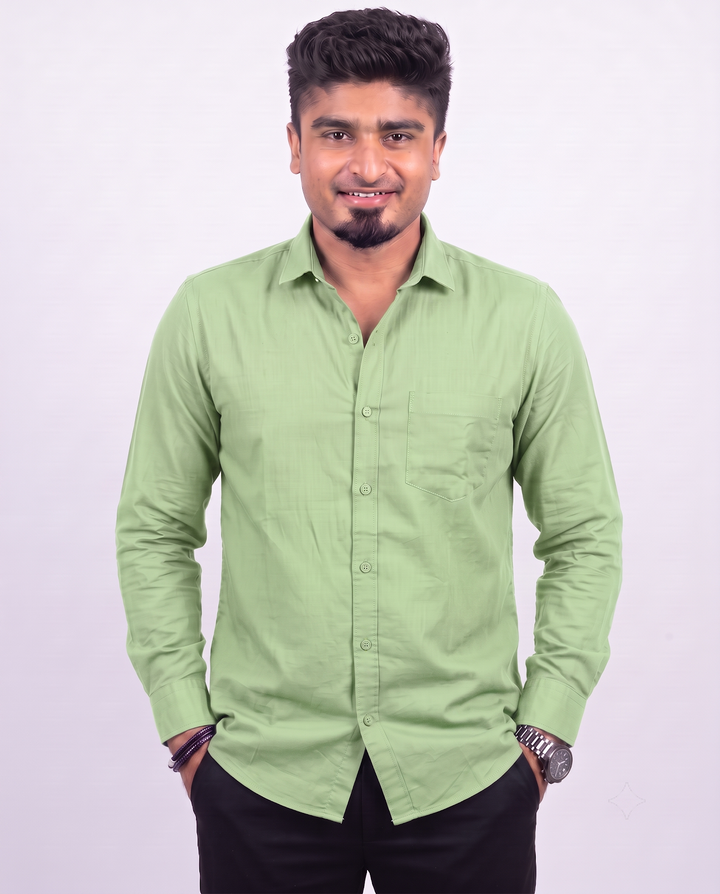 Pistachio Green Full Sleeve Shirt