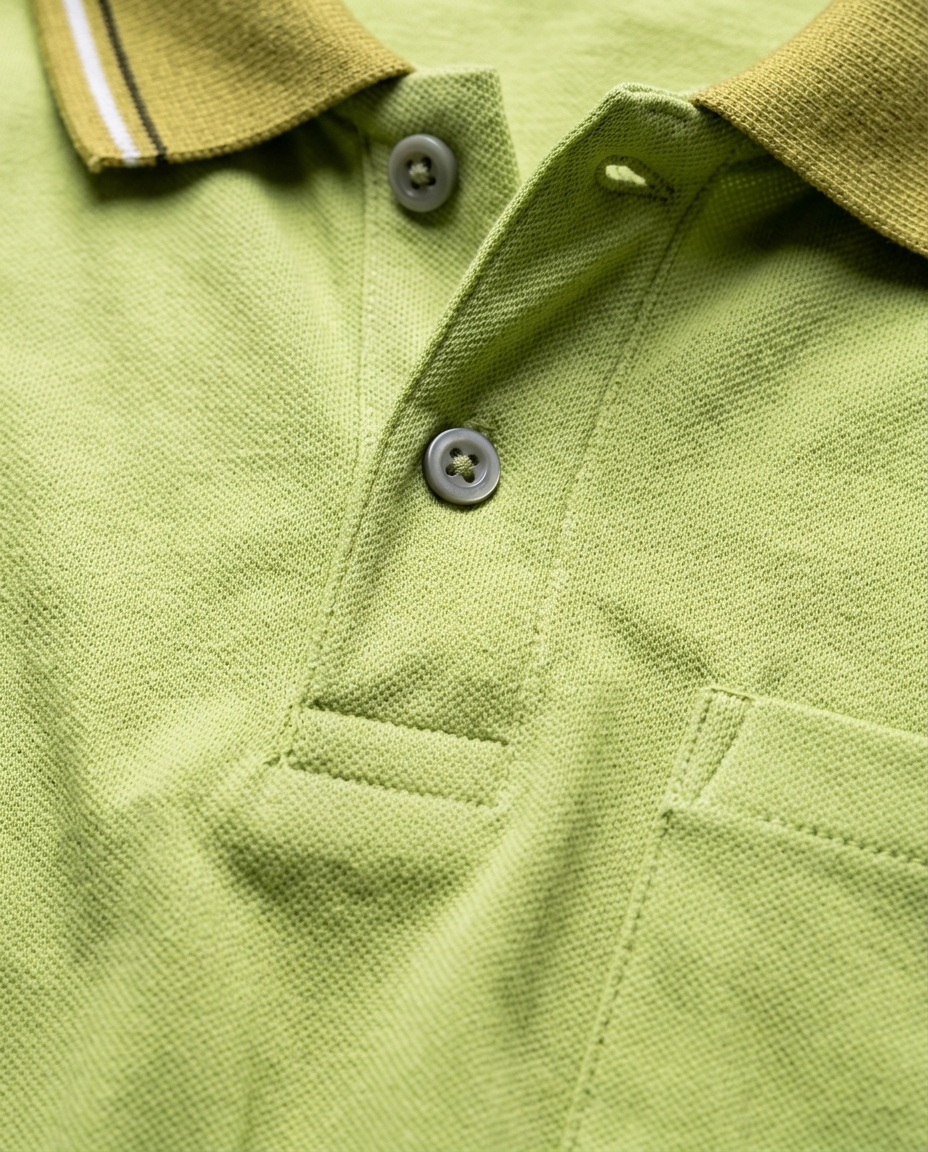 PL009 Sage Green 100% Cotton Polo T-Shirt
