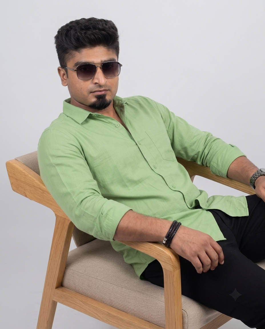 Pistachio Green Full Sleeve Shirt