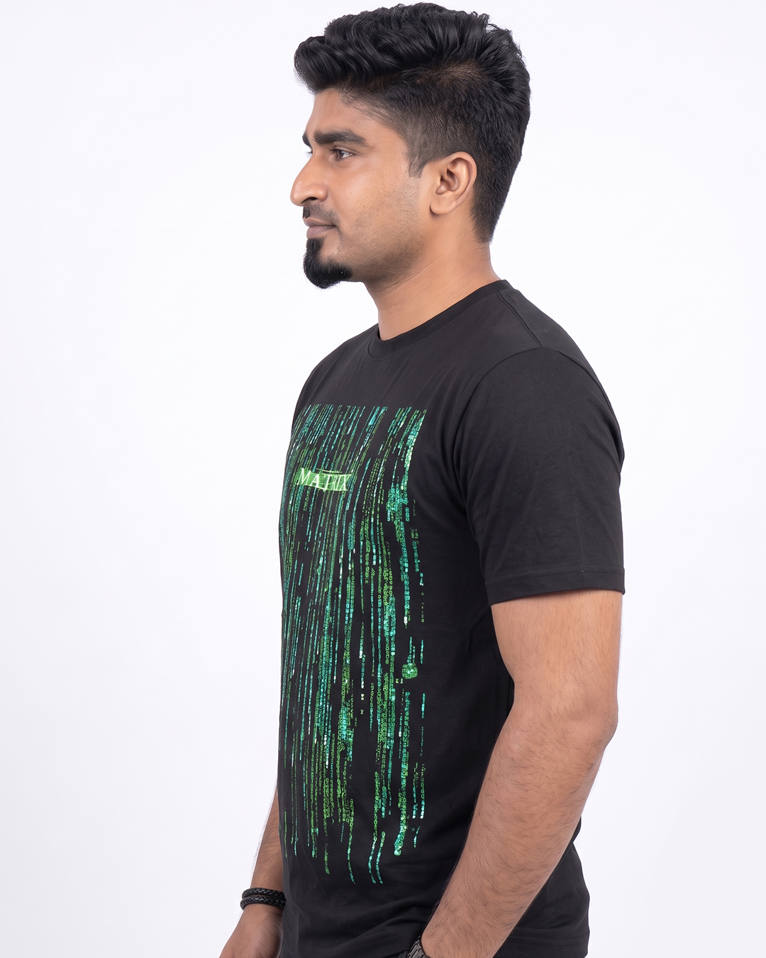 RHS58 Matrix Round Neck Half Sleeve