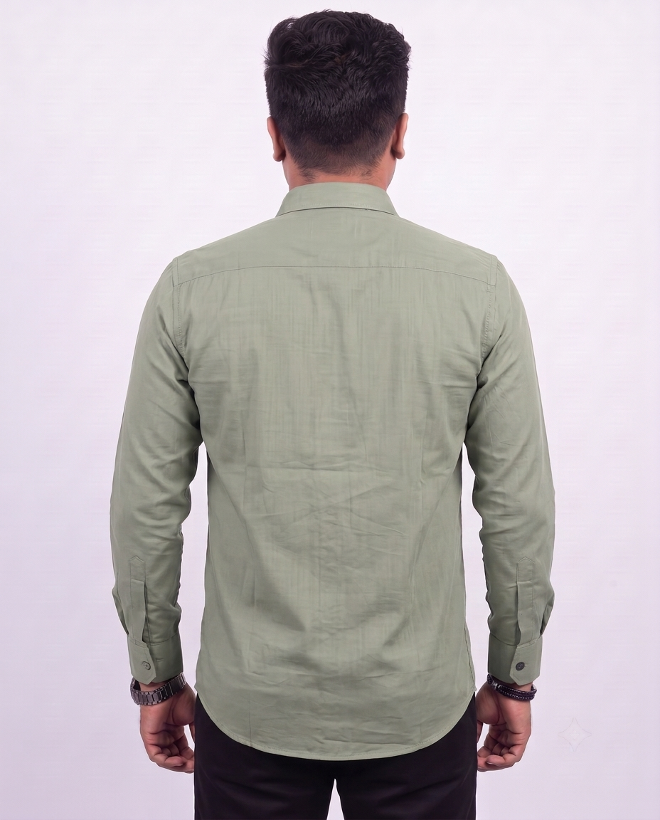 Sage Green Full Sleeve Shirt