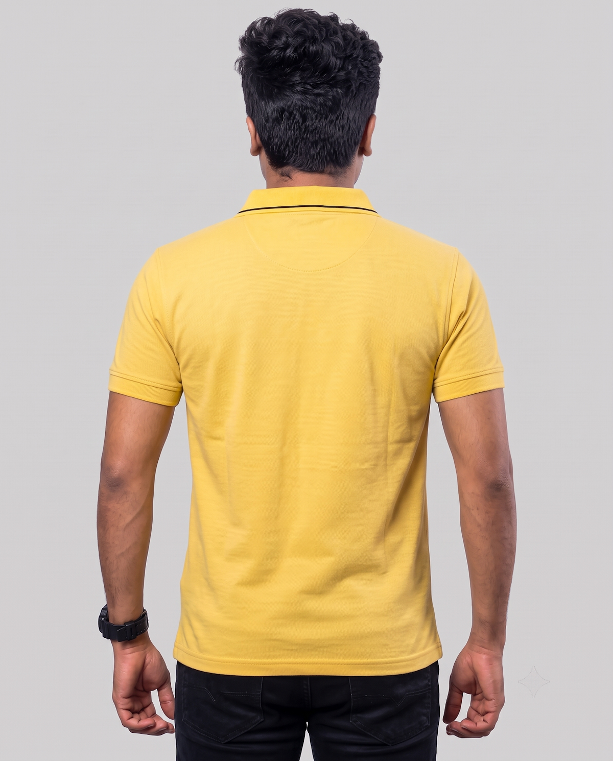 PL017 Dark Yellow 100% Cotton Polo T-Shirt
