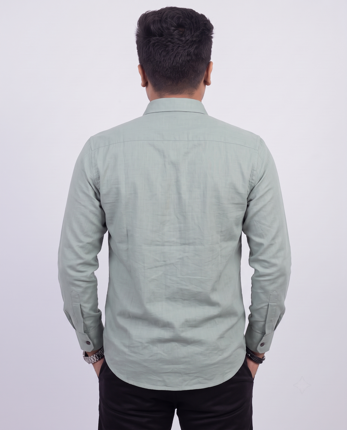 Sage Silver Full Sleeve Shirt