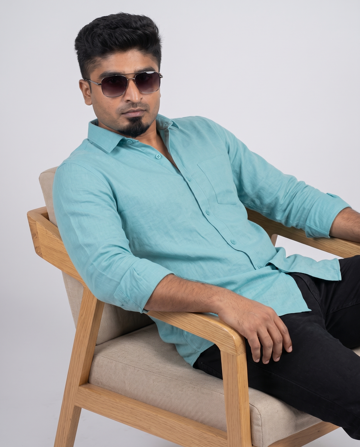 Aqua Mist Full Sleeve Shirt