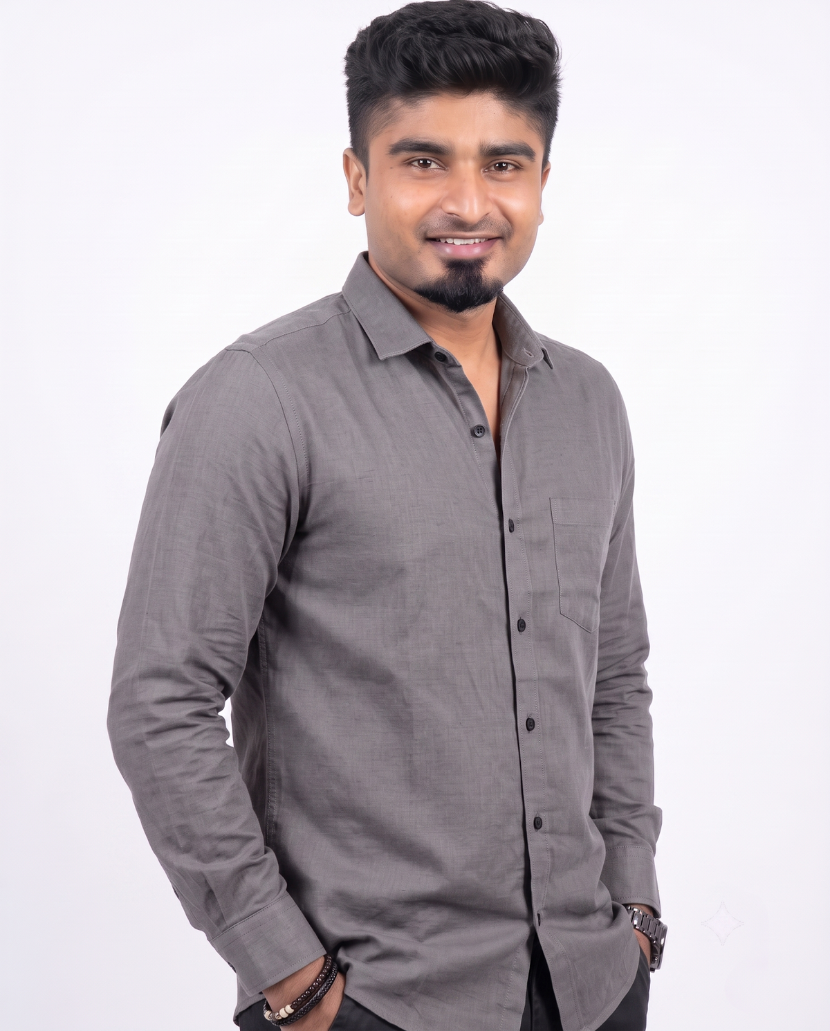 Grey Full Sleeve Shirt