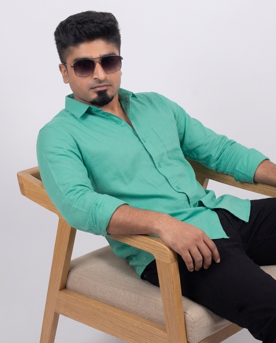 Mint Lagoon Full Sleeve Shirt