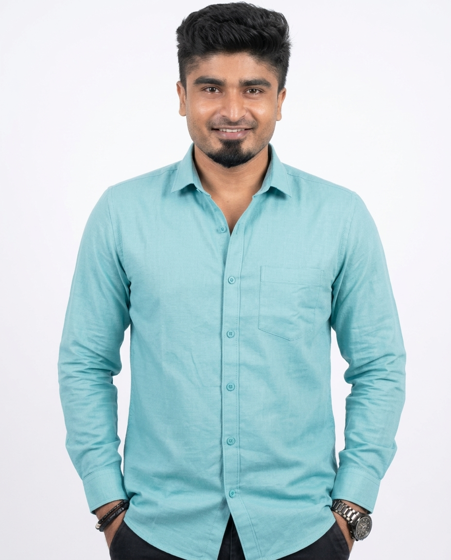 Aqua Mist Full Sleeve Shirt