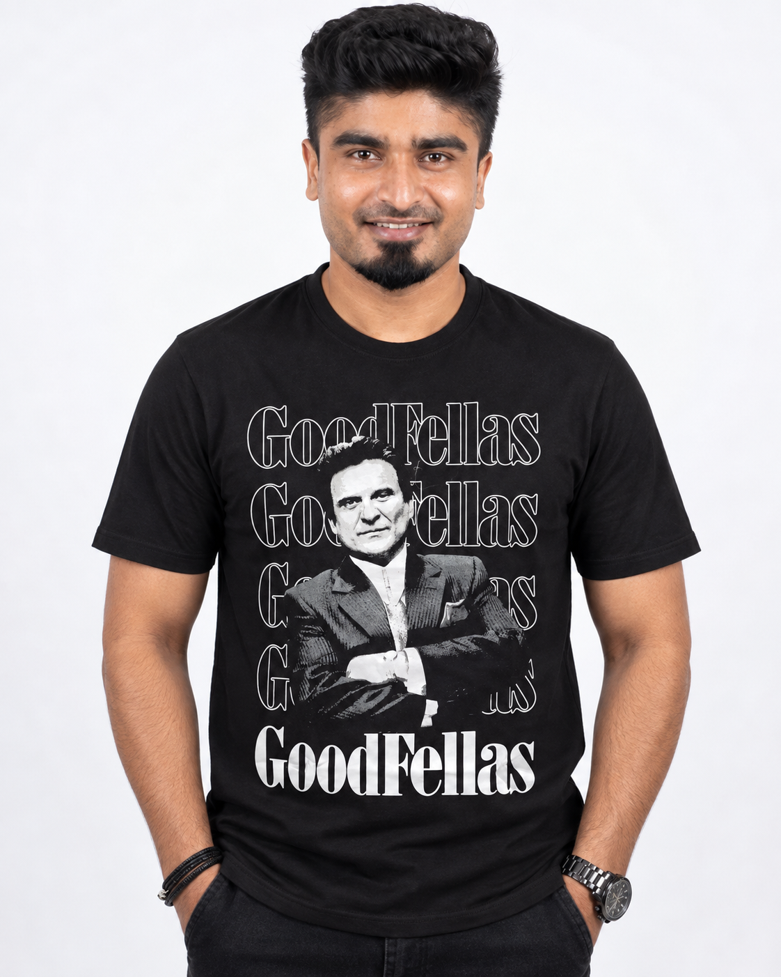 RHS60 Good Fella Round Neck Half Sleeve