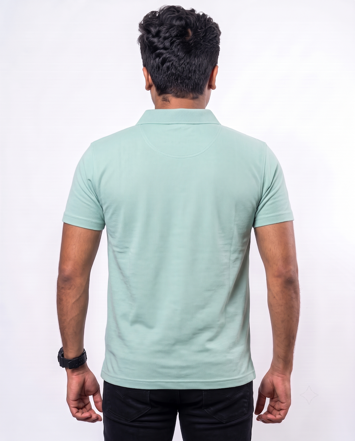 PL013 Mint Green 100% Cotton Polo T-Shirt
