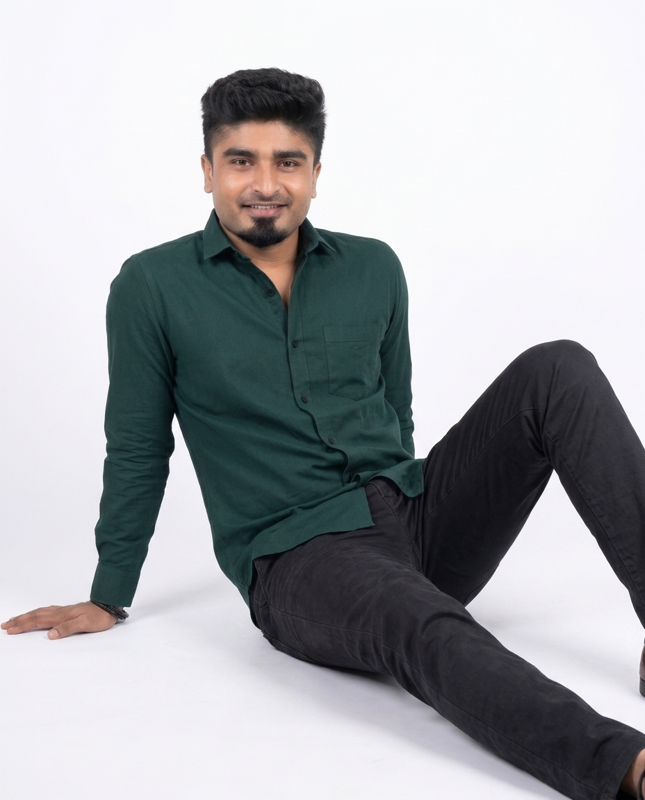 Green Full Sleeve Shirt