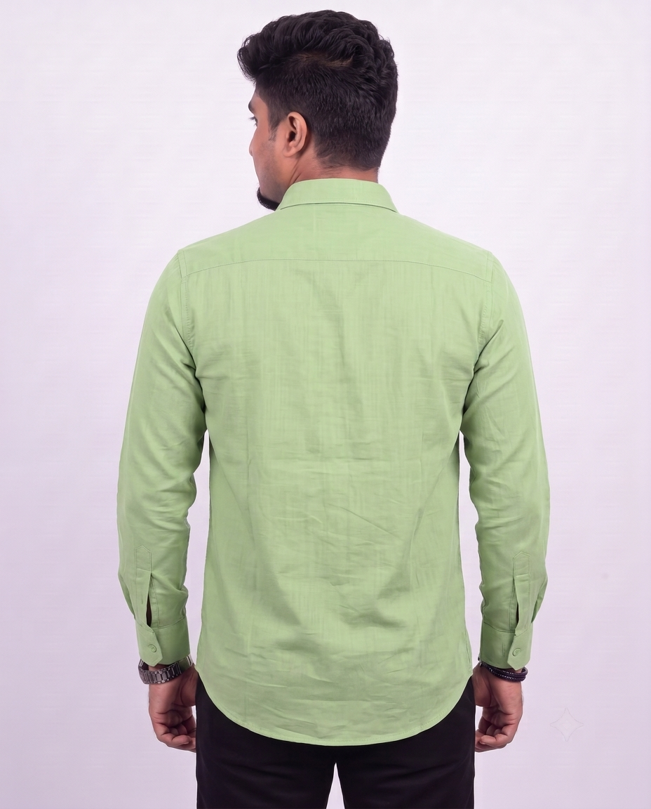Pistachio Green Full Sleeve Shirt