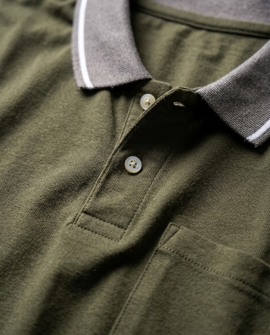 PL010 Dark Olive 100% Cotton Polo T-Shirt