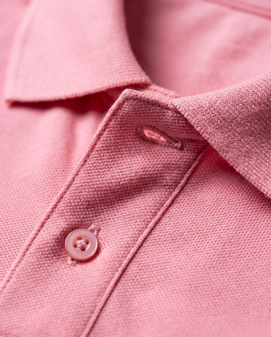 PL015 Deep Rose 100% Cotton Polo T-Shirt