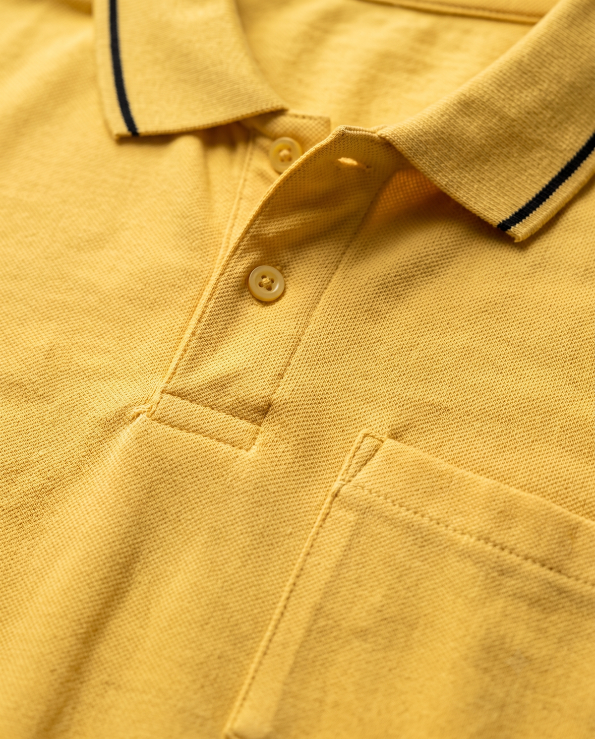 PL017 Dark Yellow 100% Cotton Polo T-Shirt