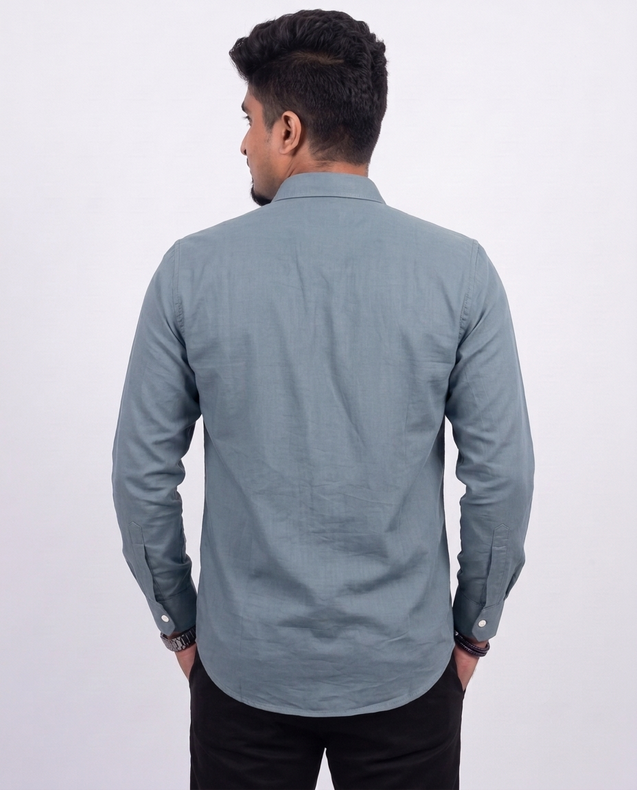 Slate Blue Full Sleeve Shirt