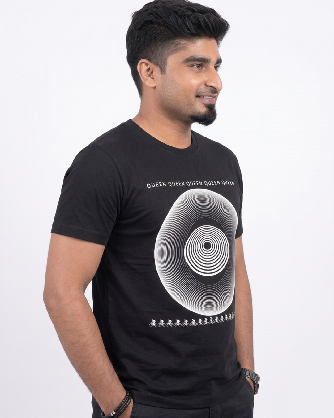 RHS50 Queen Round Round Neck Half Sleeve